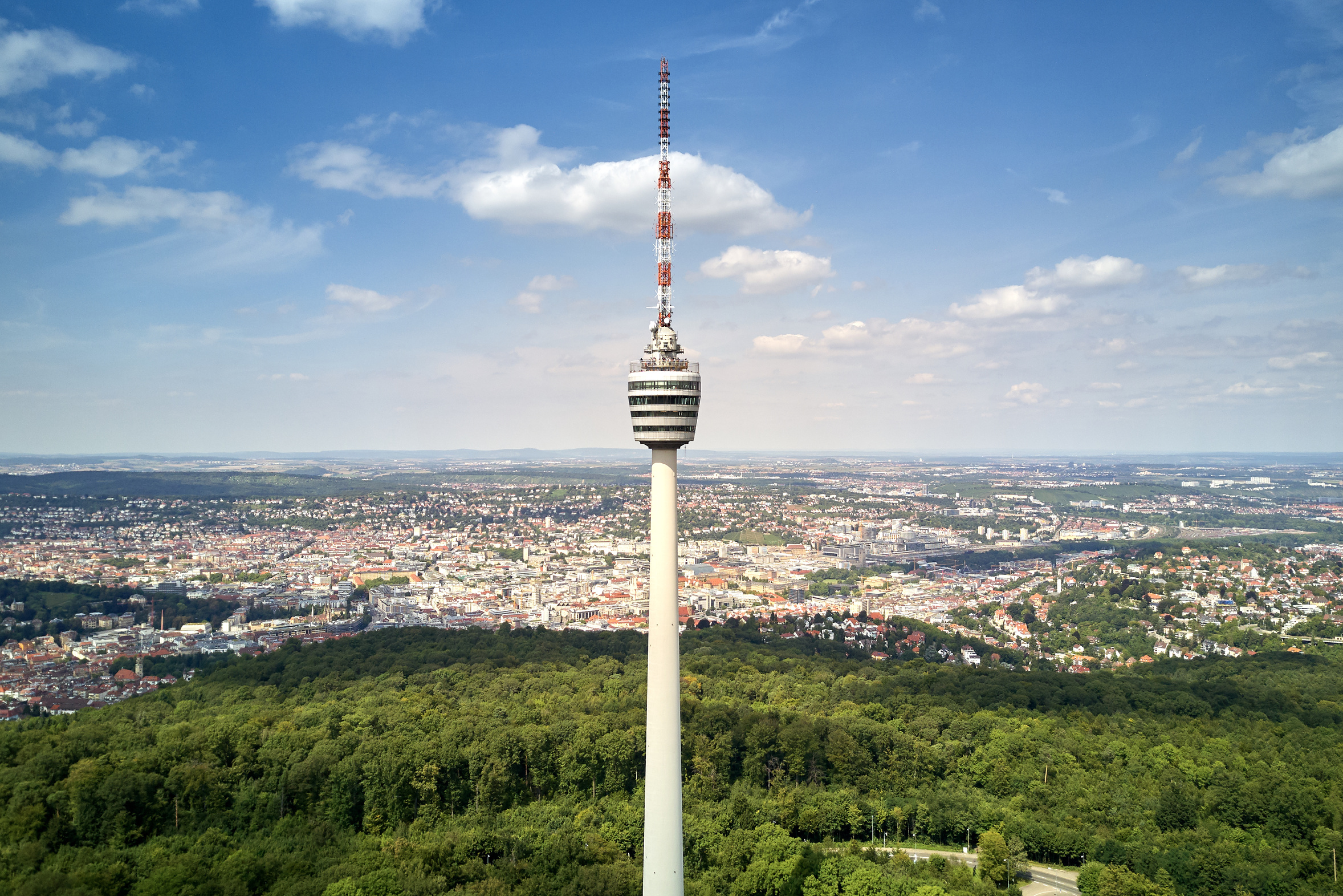 City tower in Stuttgart